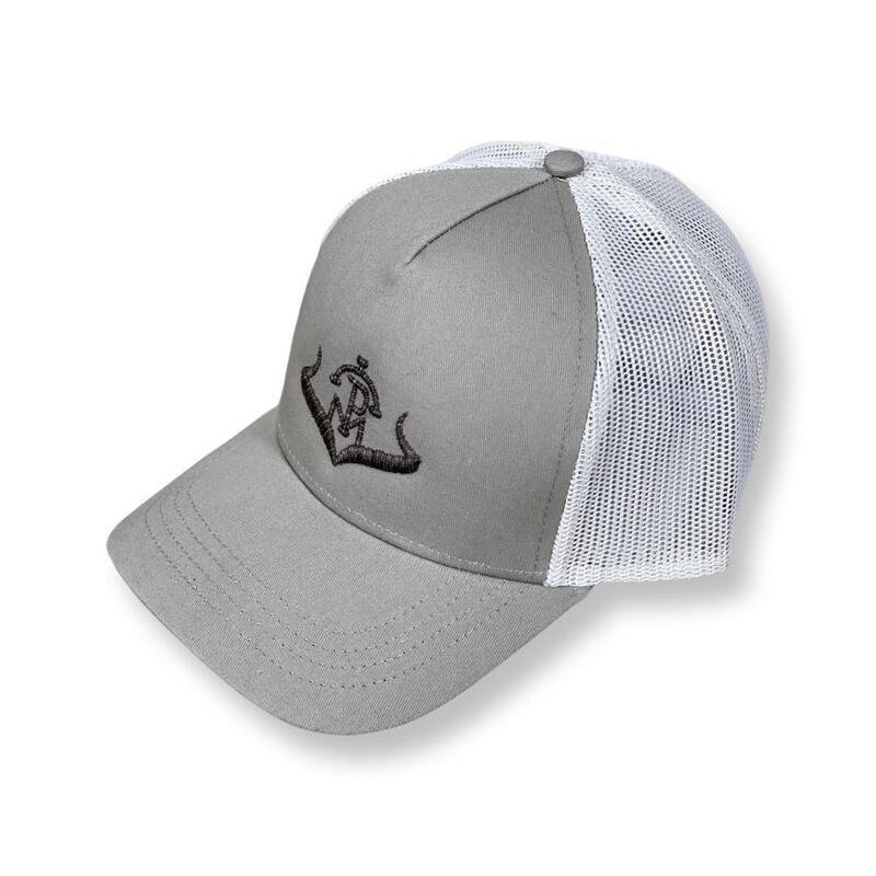 Gorra Caza Pasión Morena 26015 Trucker Gris Logo