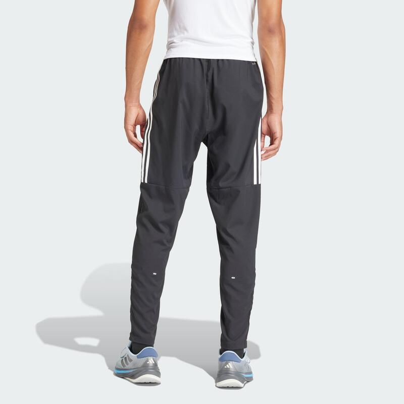 Pantaloni Own the Run cu 3 dungi