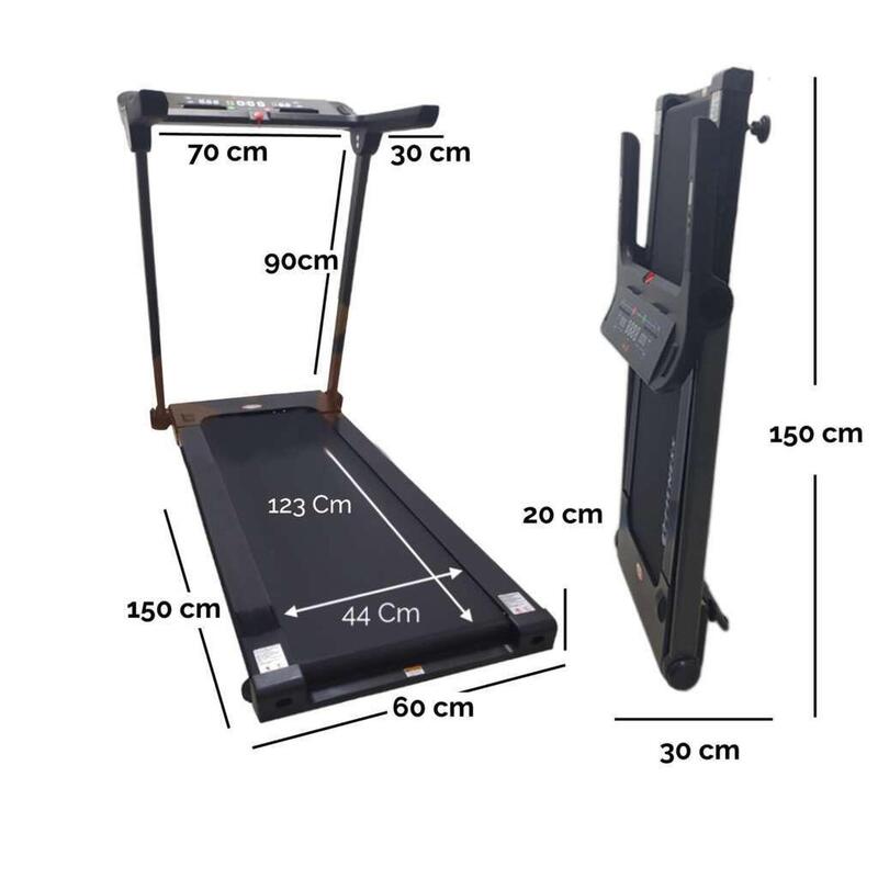 Tapis Roulant Elettrico 16 km/h salvaspazio FF