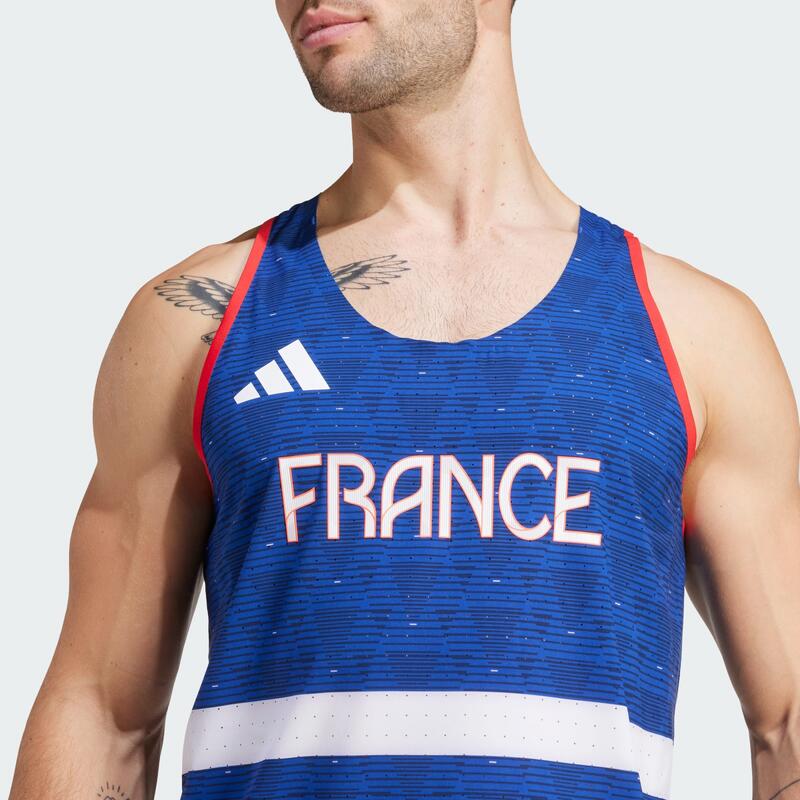 Team France Athletisme Singlet Heren