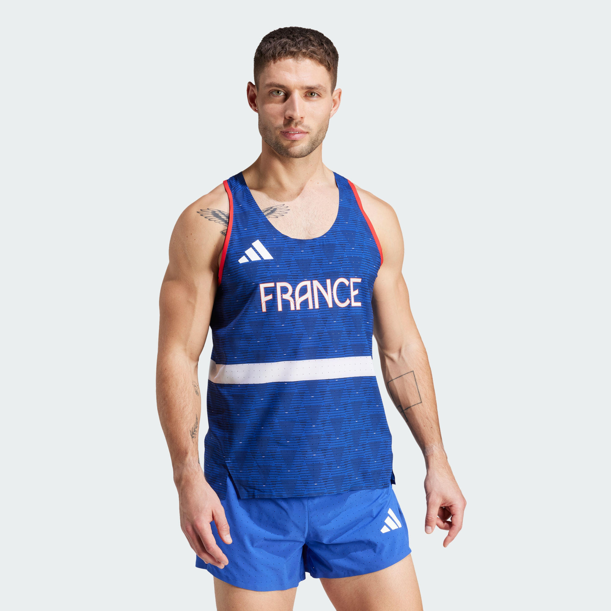 Men's French athletics team tank top