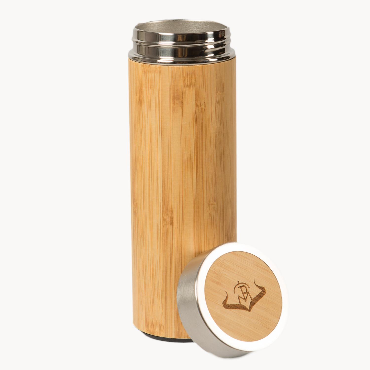 Termo Caza Pasión Morena 35004 Marrón Bambú Acero Inoxidable 430ml 3/3