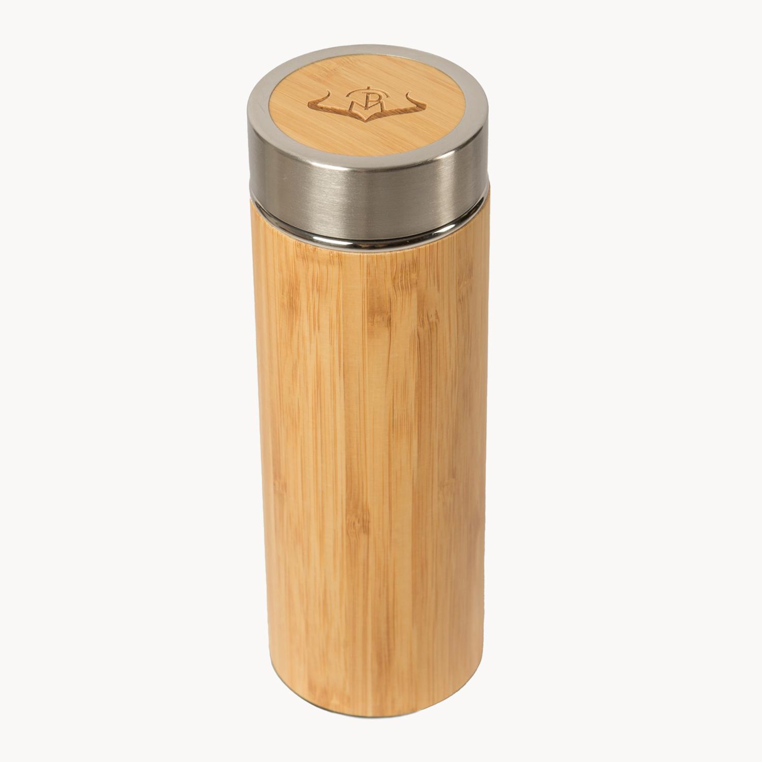 Termo Caza Pasión Morena 35004 Marrón Bambú Acero Inoxidable 430ml 1/3