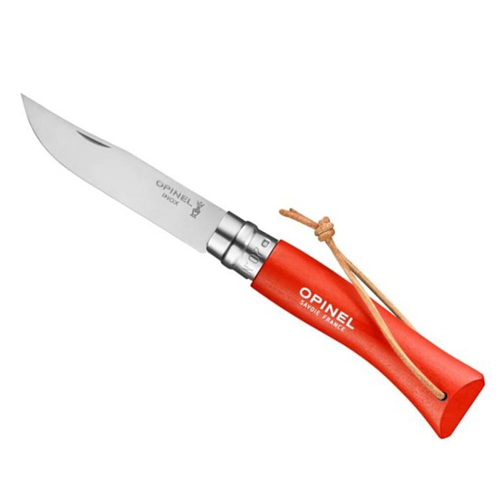 Couteau OPINEL n° 7 Baroudeur - Orange 3/4