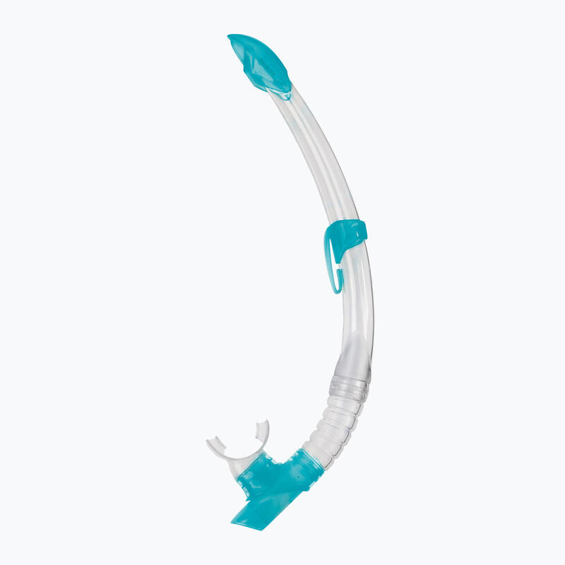 Masque et Tuba de Snorkeling Combo Trygon Adulte Aqua Blanc Transparent