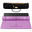 Lavendel-Lila yogamat PU en rubber MANDALA + LICHAAMSLIJNEN + transport tas
