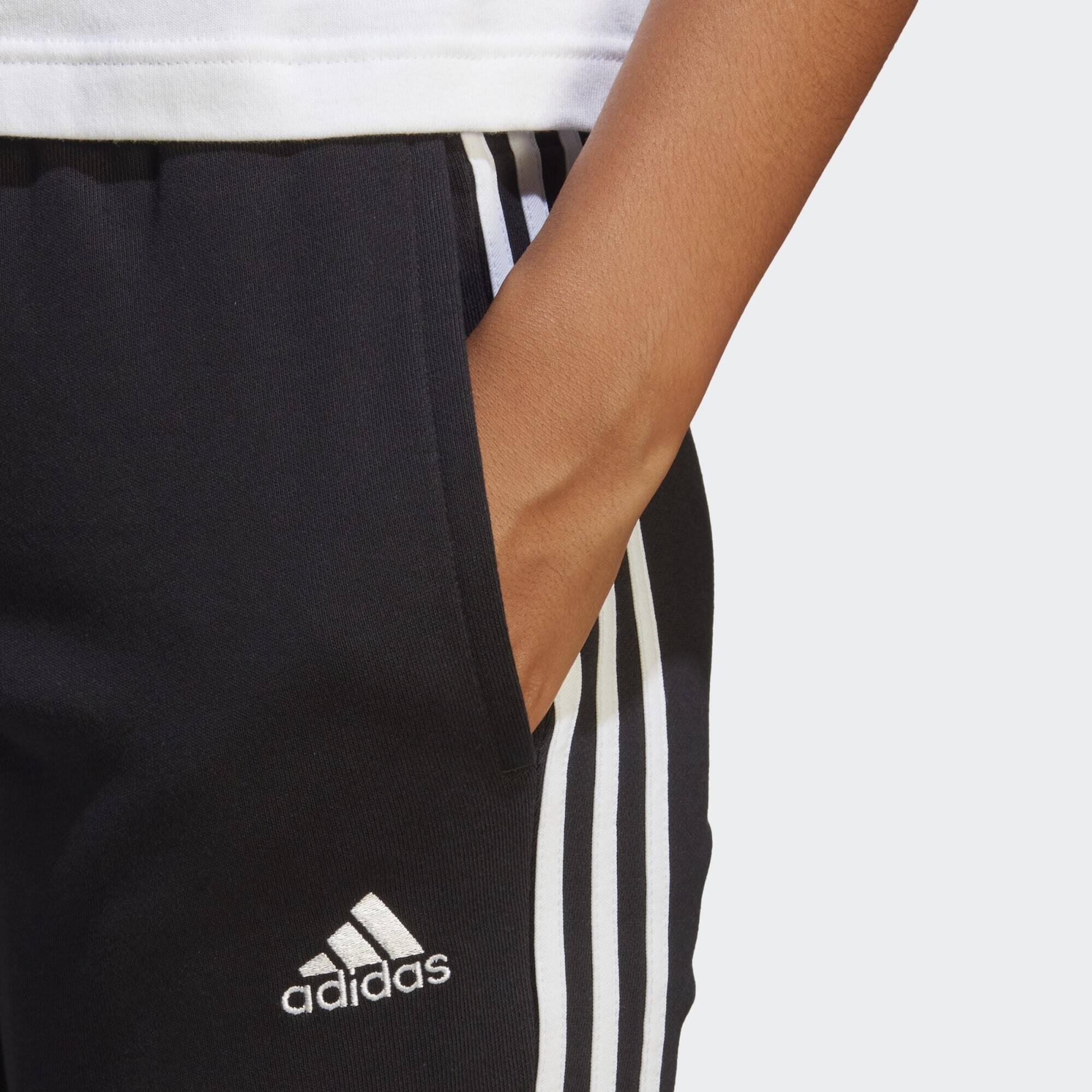 Essentials 3-Stripes French Terry Cuffed Pants 4/7