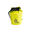 Sac étanche 7L Heavyweight avec bandoulière vert acide