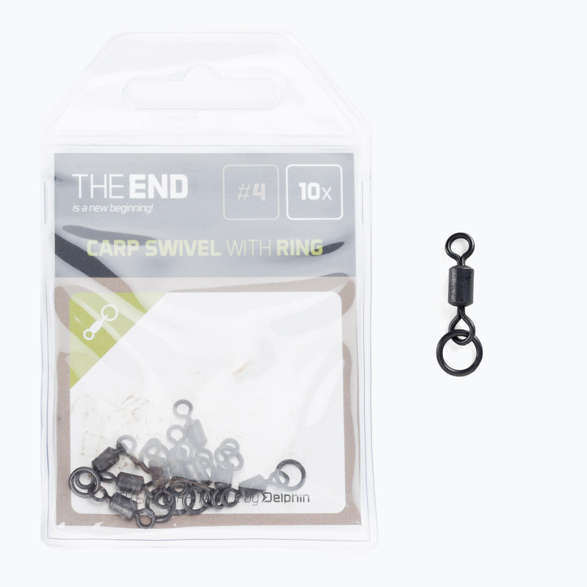 Émerillon avec anneau Carpe THE END Ring Swivel | #4 / 28 kg 3/3
