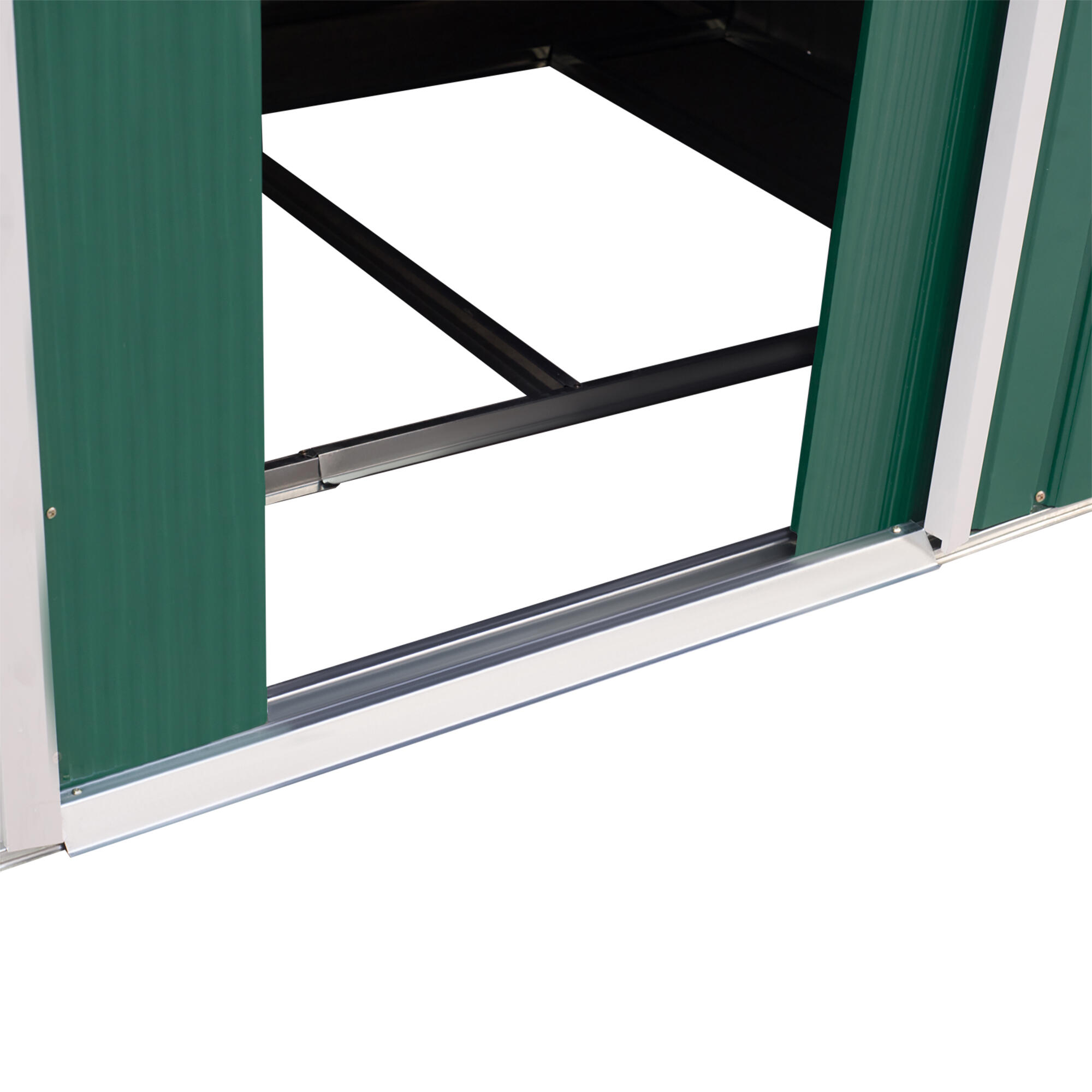 Abrigo de Armazenamento 277x195x192 cm Verde Outsunny 5/7