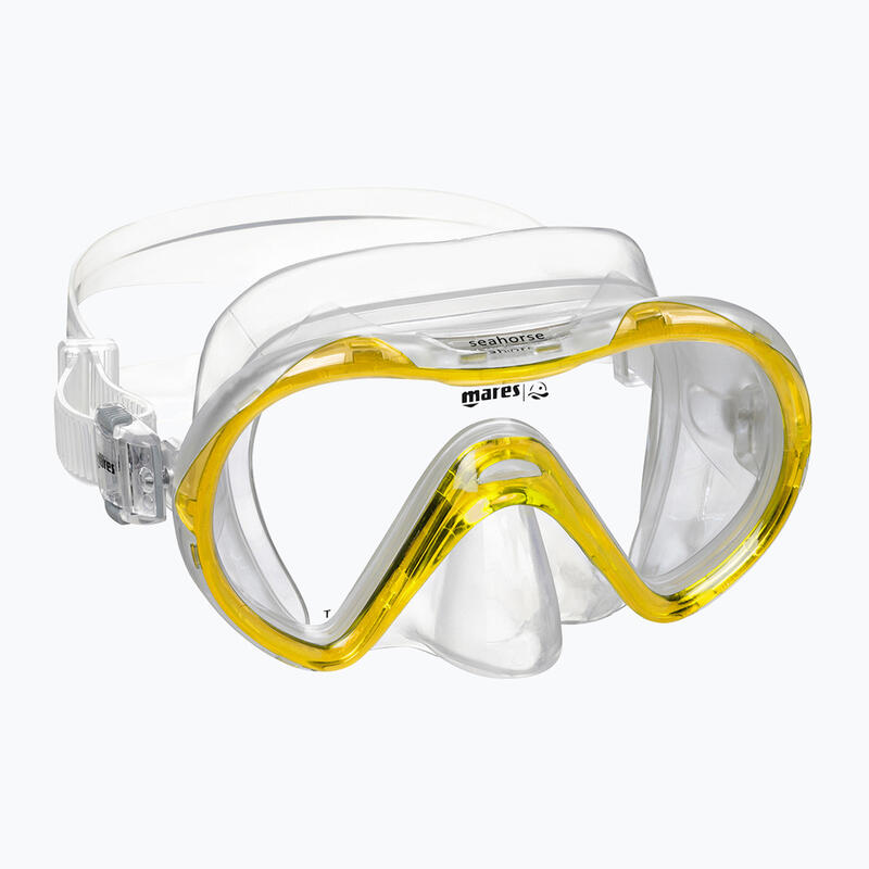 Set snorkeling Mares AQ - SEAHORSE, Galben