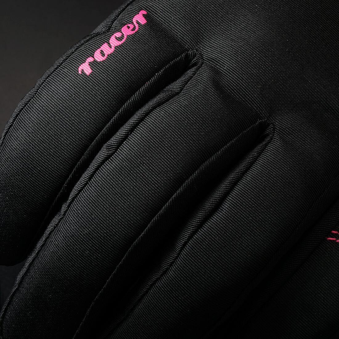 AURORE 8 - GANTS SKI ENFANTS Noir/rose 2/3