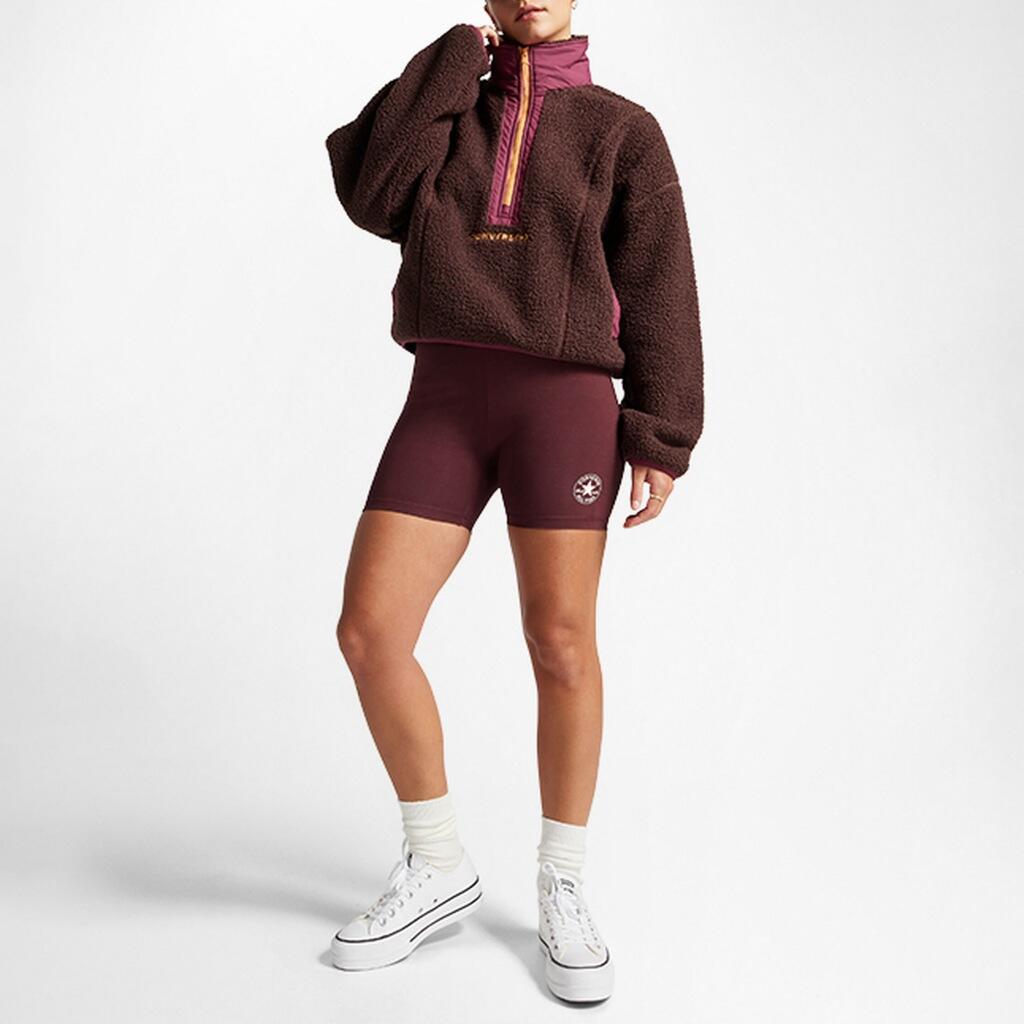 Calças Converse Retro Chuck Taylor Bike S para mulher Bordeaux 4/5