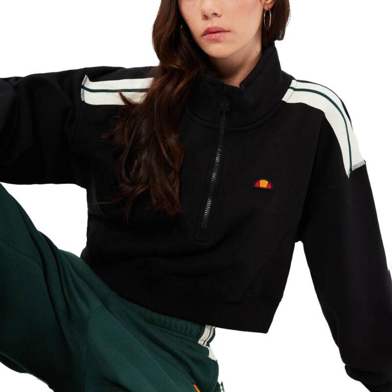 Sudaderas Mujer Ellesse Innocenzo Crop Sweatshirt Negro