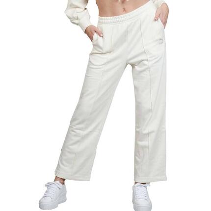 Pantalones Mujer Puma Pantalones Classics Straight Sweatpan Blanco