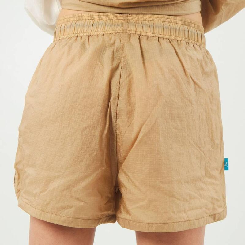 Pantalones Mujer Puma Infuse Woven Short Marron Claro