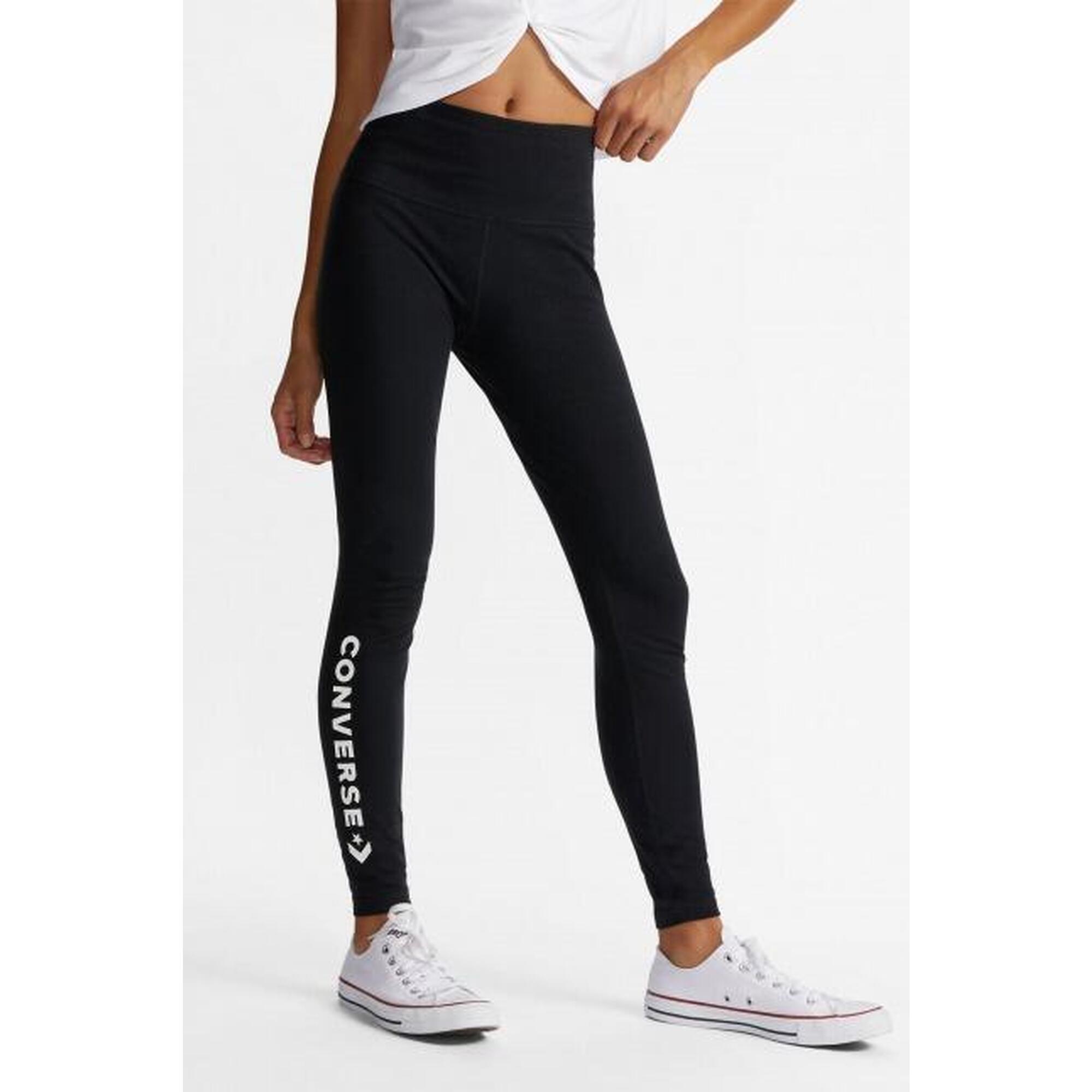 Pantalones Mujer Converse Legging Wordmark Negro