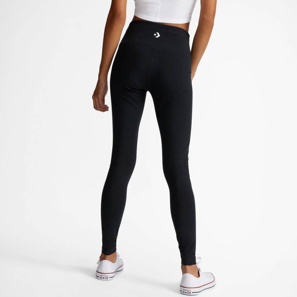 Calças Legging Wordmark Converse para mulher Preto 2/5