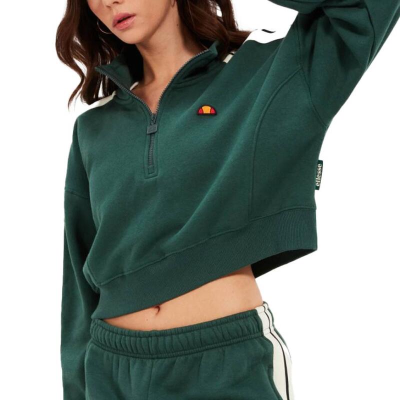 Sudaderas Mujer Ellesse Innocenzo Crop Sweatshirt Verde