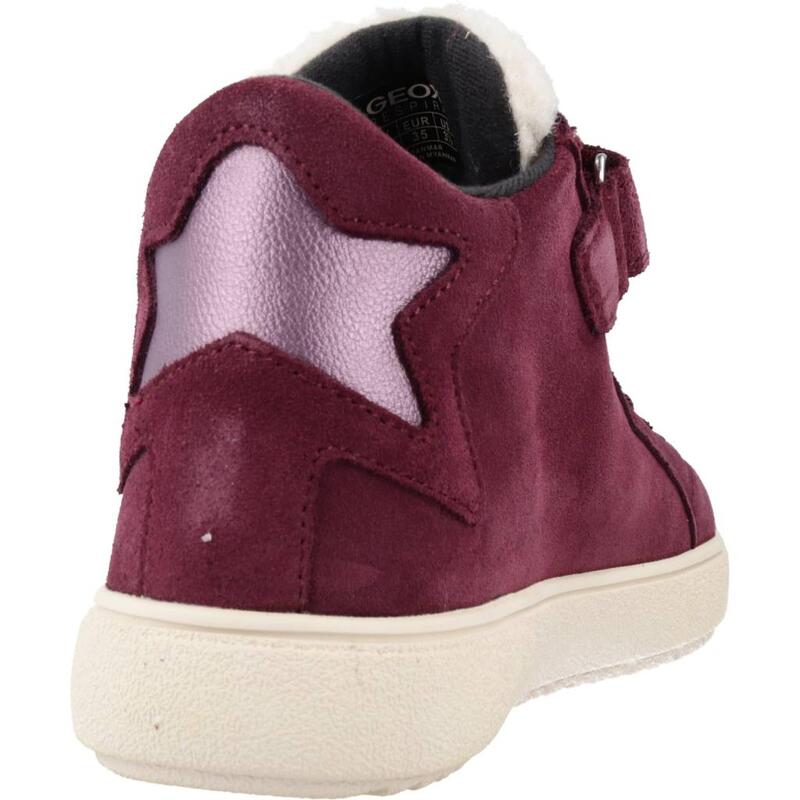 Zapatillas niña Geox J Theleven Wpf C Burdeos