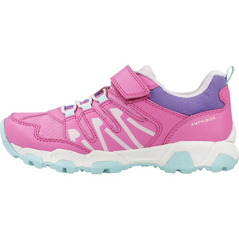 Zapatillas niña Geox J Magnetar G. B Abx Rosa