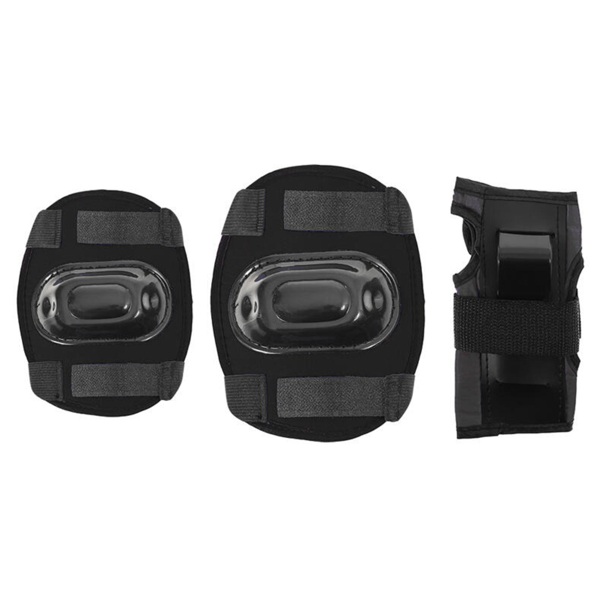 Nils Extreme - Lot De Protections Pour Patins À Roulettes H108 - Set De Protection Roller - Noir - 40 M - Decathlon