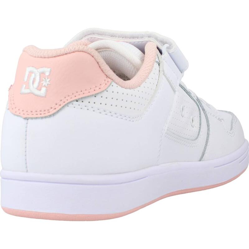 Zapatillas niña Dc Manteca 4 V Blanco