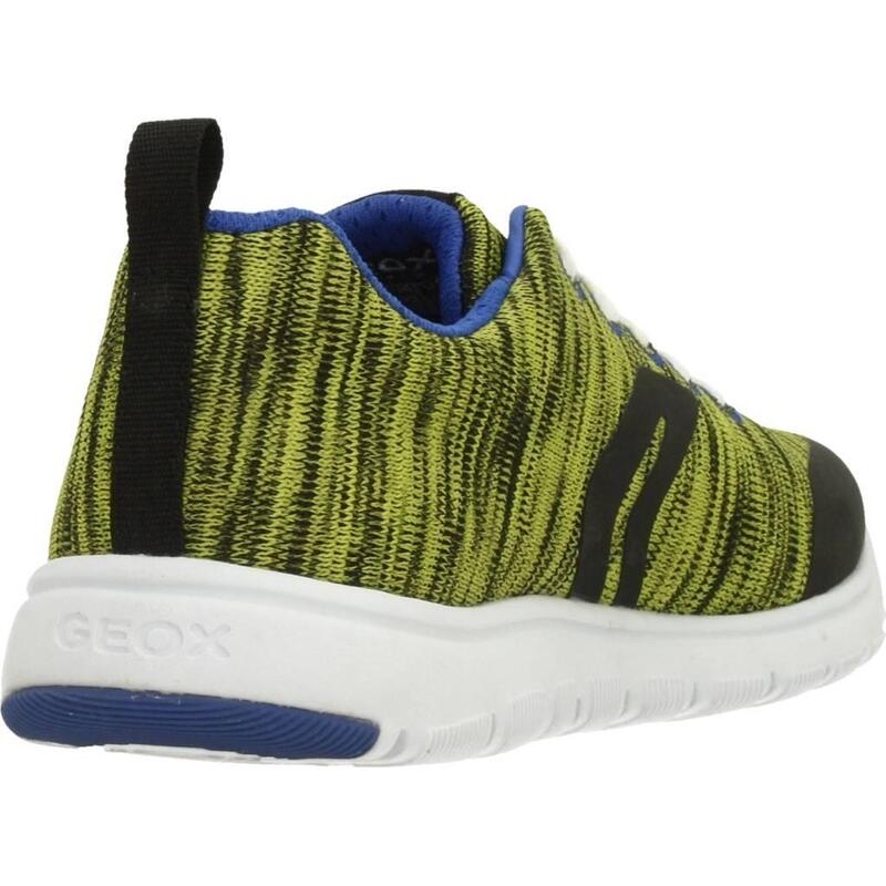 Ténis Geox Modelo J Xunday Boy Cor Amarelo