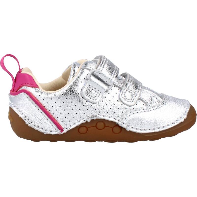 Zapatillas niña Clarks Tiny Sky T Plata