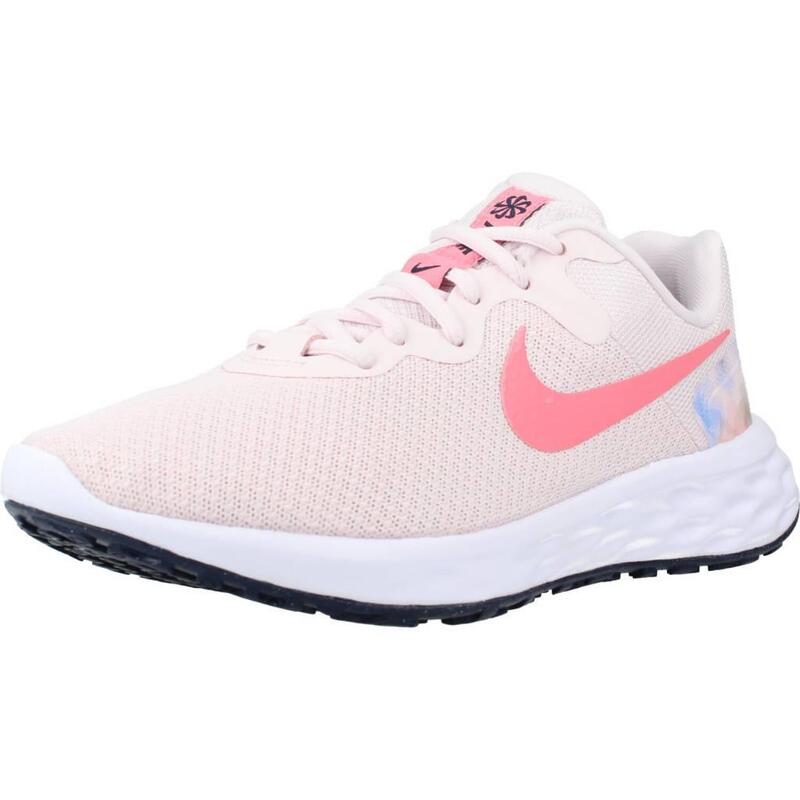 Zapatillas caminar mujer Nike Dv7893  Revolution 6 Next Natur Rosa