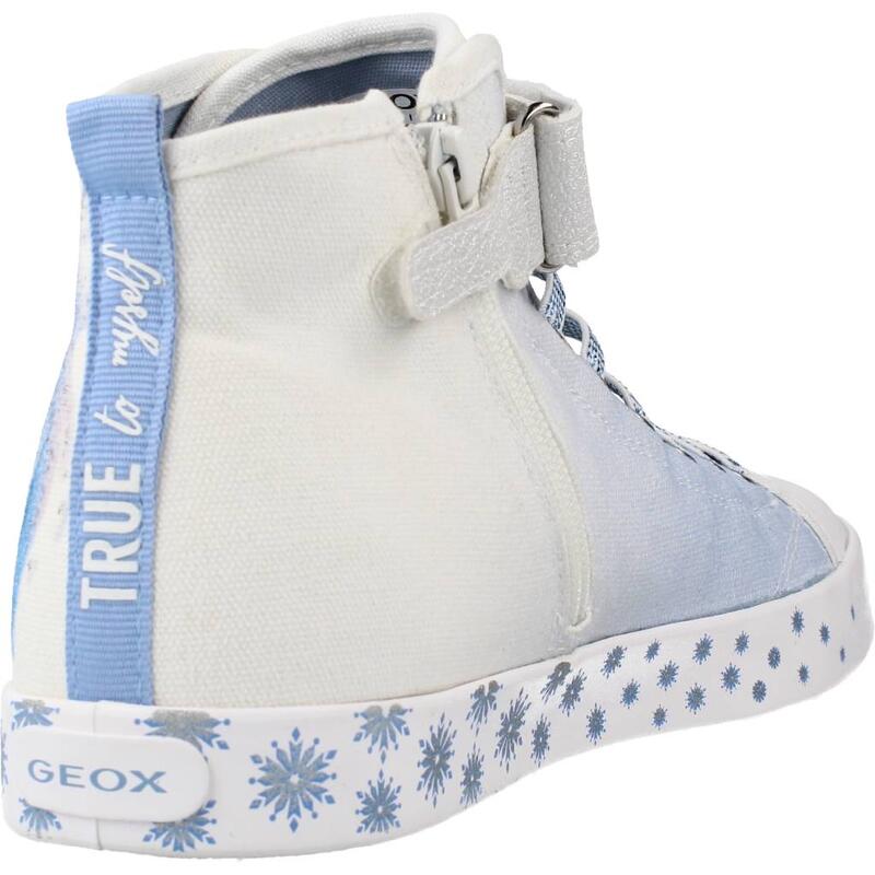 Zapatillas niña Geox Jr Ciak Girl D Blanco