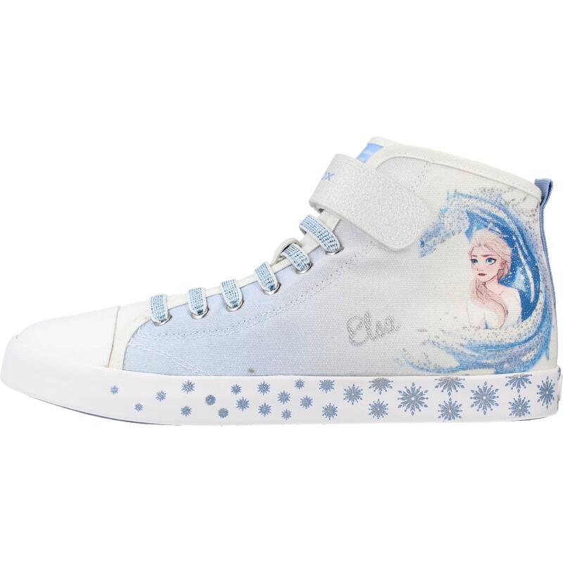 Zapatillas niña Geox Jr Ciak Girl D Blanco