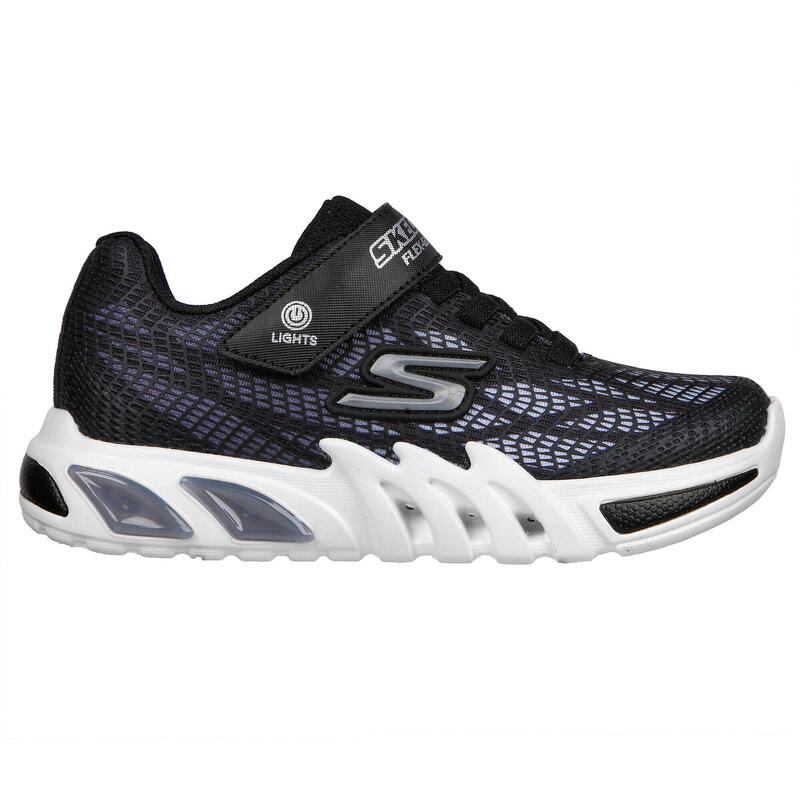 SKECHERS Enfants FLEX-GLOW ELITE VORLO Sneakers Noir / Argentin