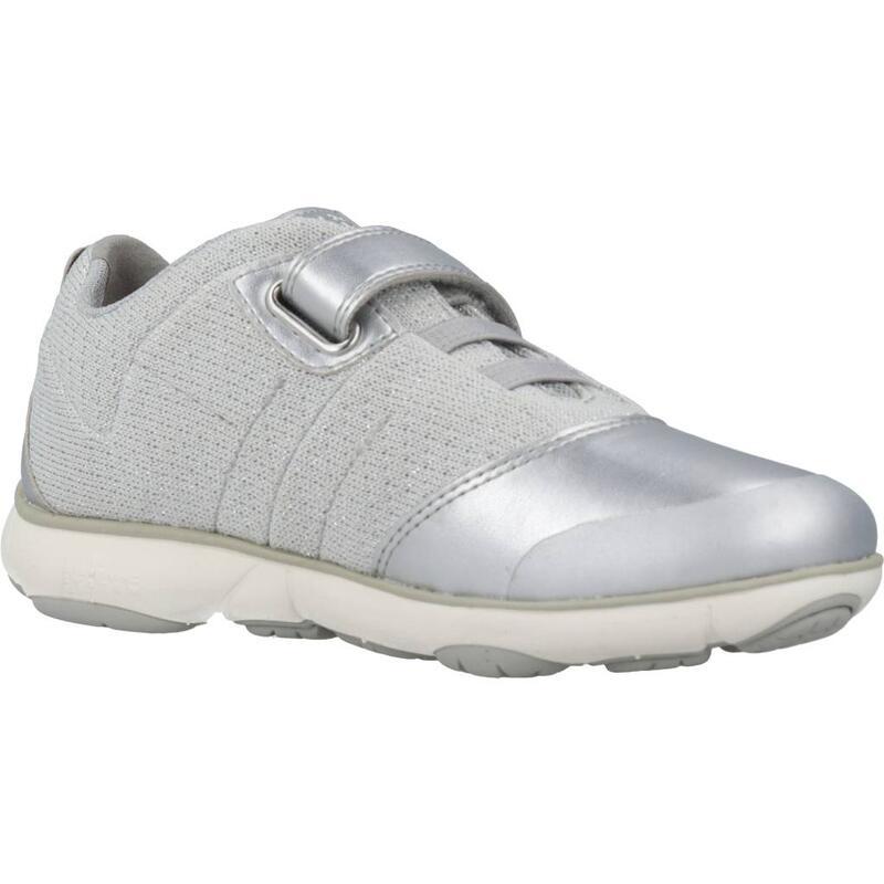 Zapatillas niña Geox J Nebula Girl Plata