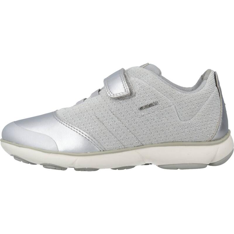 Zapatillas niña Geox J Nebula Girl Plata