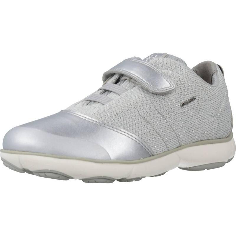 Zapatillas niña Geox J Nebula Girl Plata