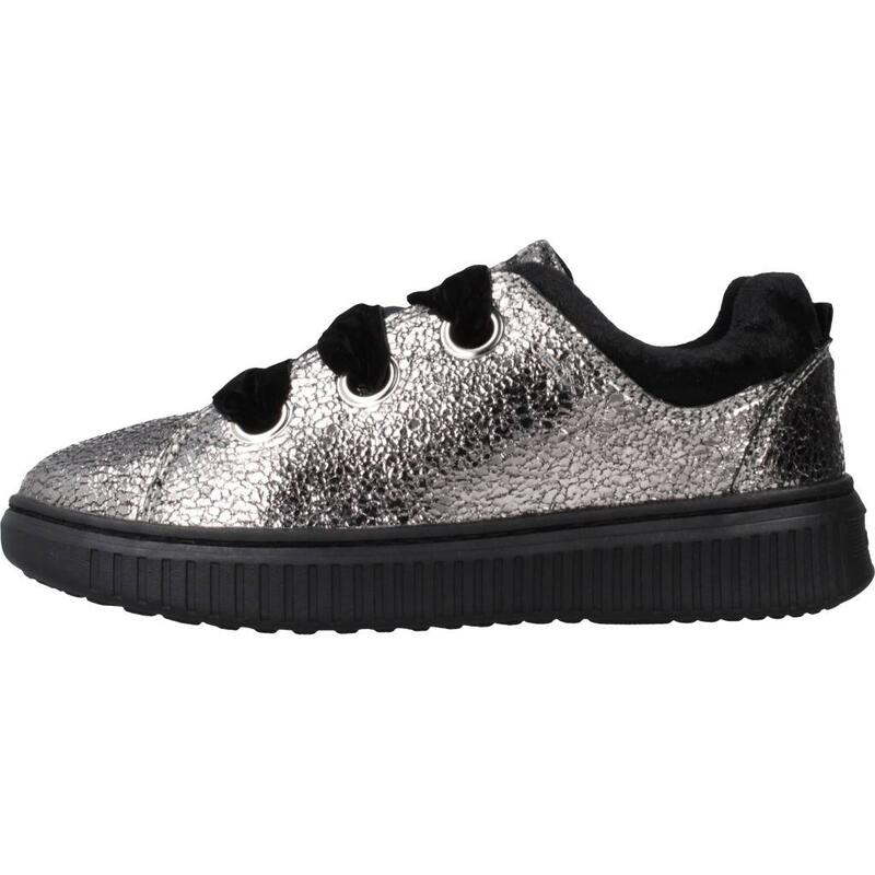 Zapatillas niña Geox J Discomix Girl Plata