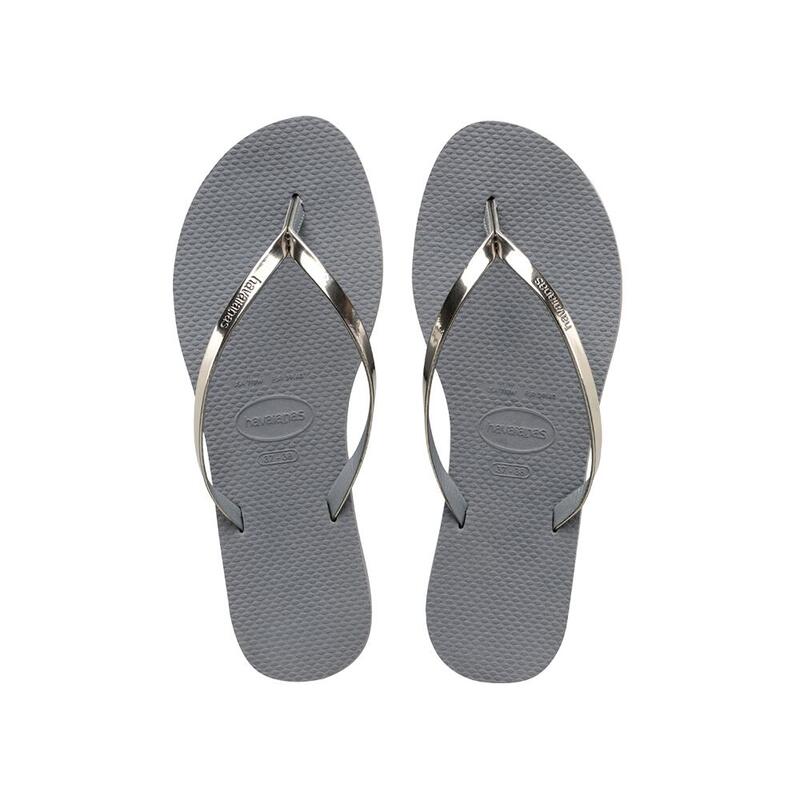 HAVAIANAS - WOMEN YOU METALLIC STEEL GREY