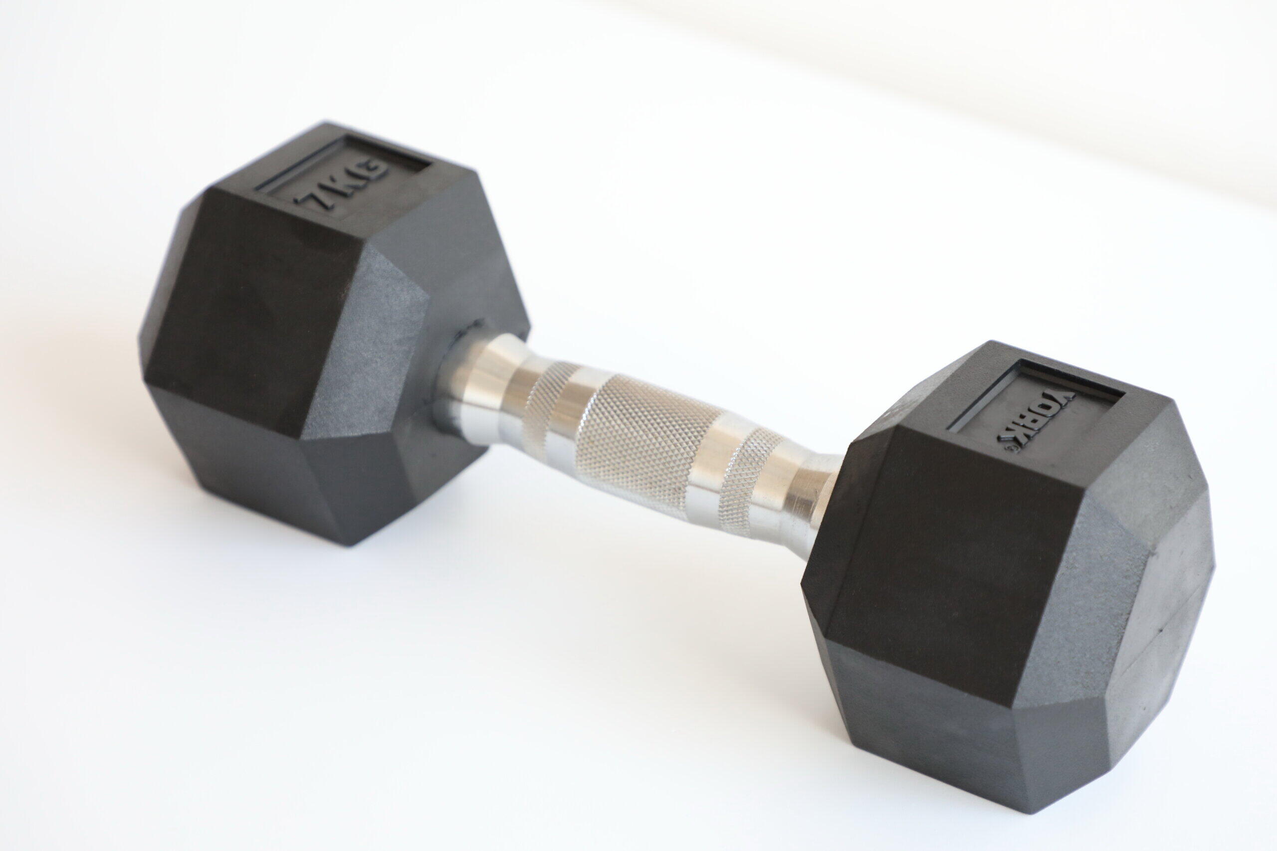 York Premium PVC Hex Dumbbell 1 x 6KG