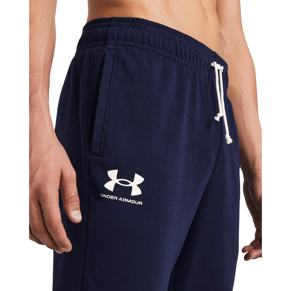 Hose Under Armour Rival Terry Jogger, Blau, Herren 4/5