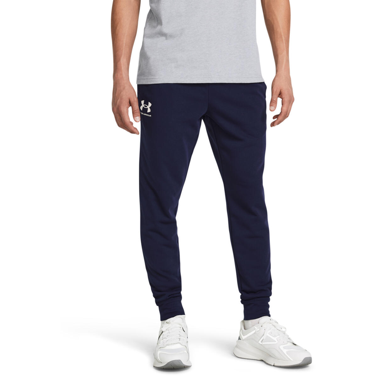 UNDER ARMOUR Broek Under Armour Rival Terry Jogger, Blauw, Mannen