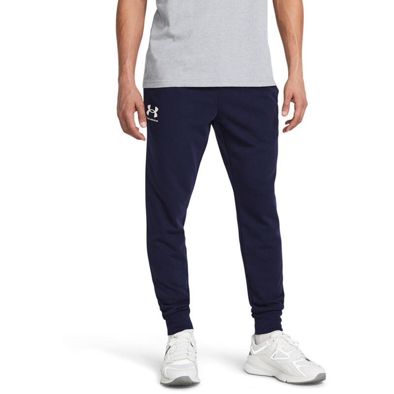 Broek Under Armour Rival Terry Jogger, Blauw, Mannen