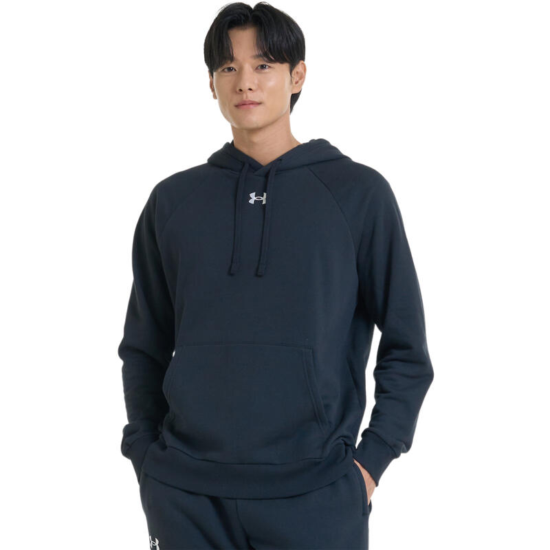 Pulóver Under Armour Rival Fleece Hoodie, Fekete, Férfiak