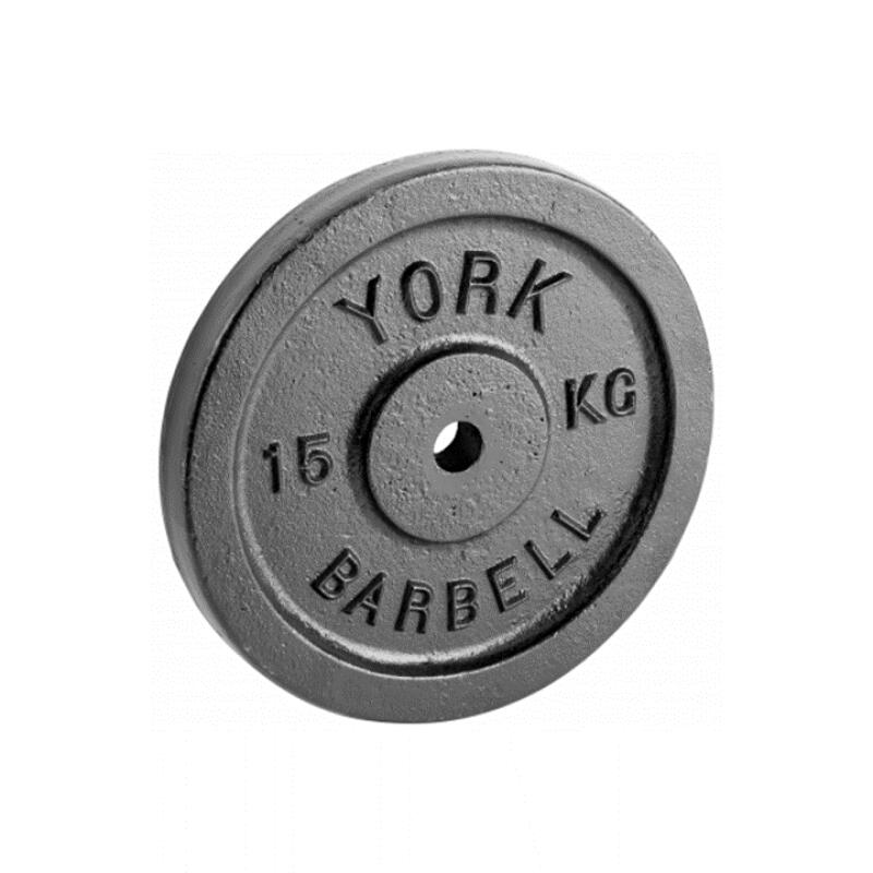 York 15KG Cast Iron Disc Single
