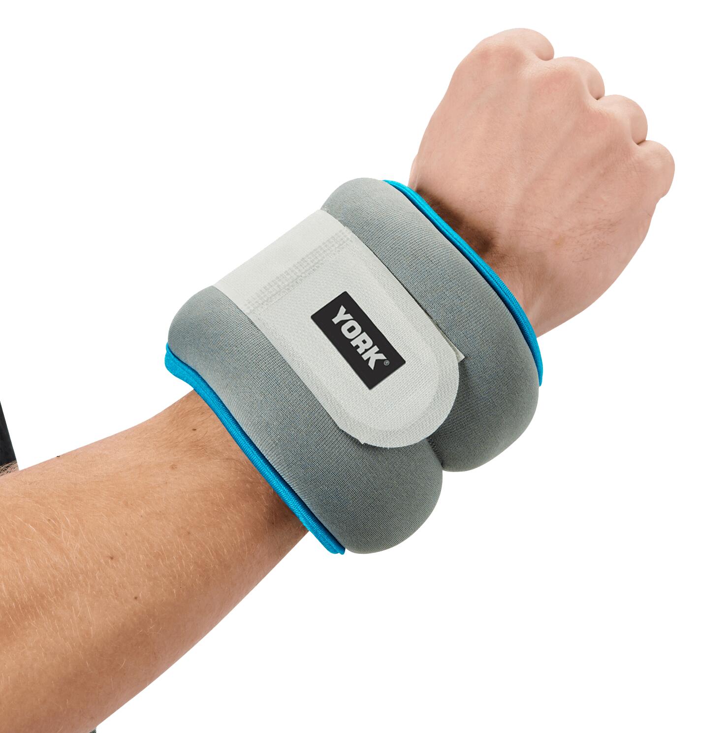 York Soft ankle & wrist weights 2 x 2KG