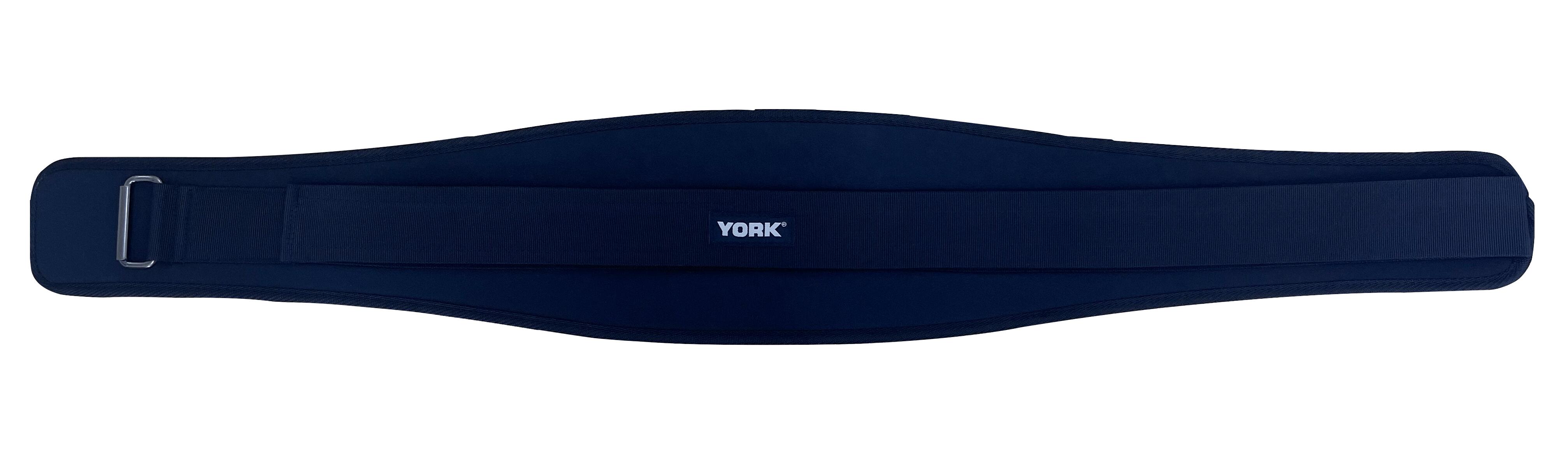 York 6" York Nylon Padded Weight lifting Belt Large