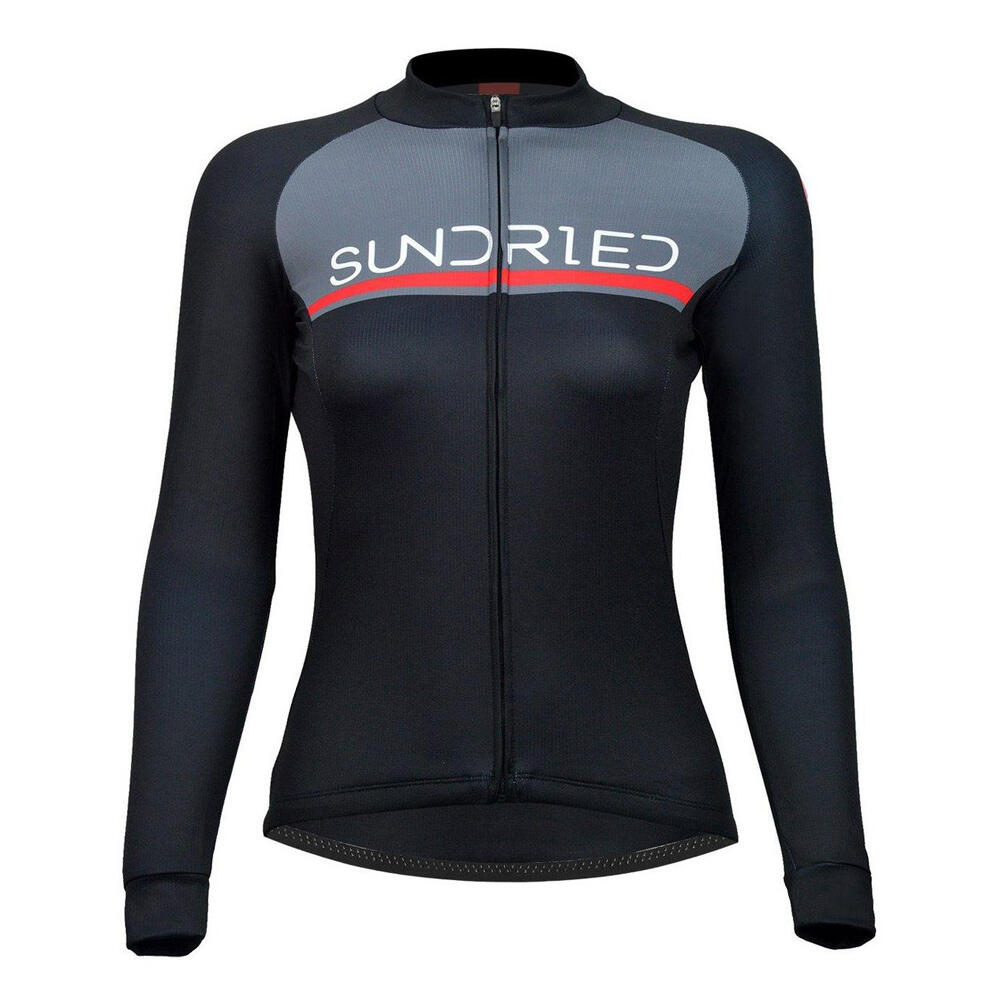 SUNDRIED Rouleur Womens Long Sleeve Training Cycle Jersey