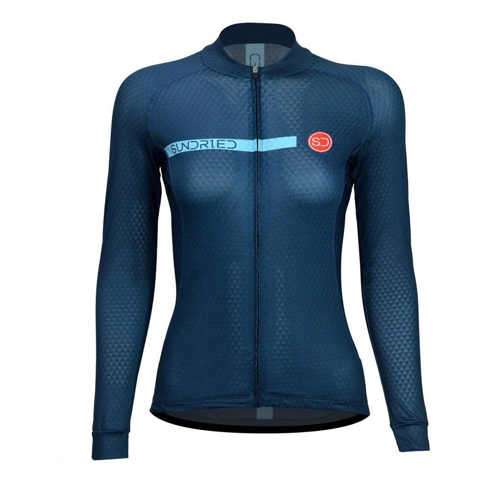 SUNDRIED Velo Womens Long Sleeve Cycle Jersey