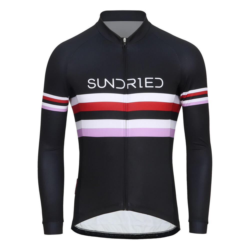 SUNDRIED Stealth Mens Long Sleeved Cycle Training Jersey