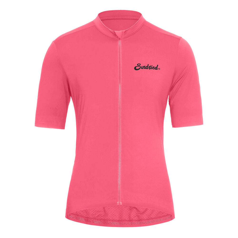 SUNDRIED Sport Pianura Mens Pink Short Sleeve Cycle Jersey